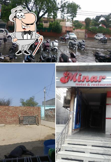 The exterior of Milkbar Minar Hotel and Restaurant