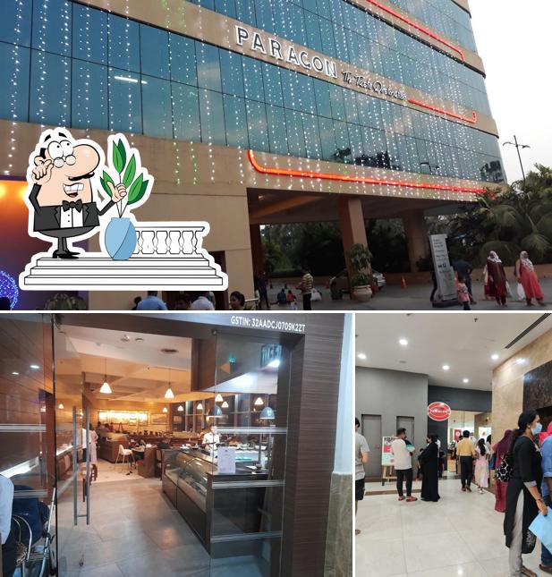 You can get some fresh air at the outside area of Paragon Restaurant Lulu mall kochi