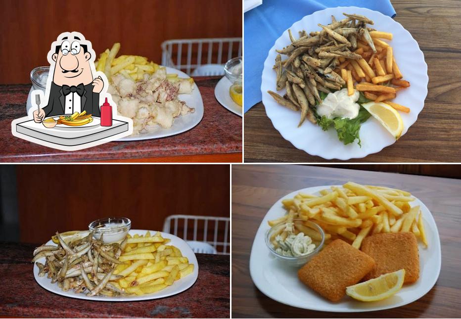 Ordina un piatto di patatine a Punta Caffe