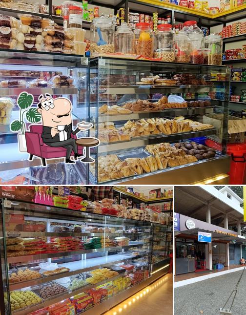 The interior of Ammus Bakers & Cake