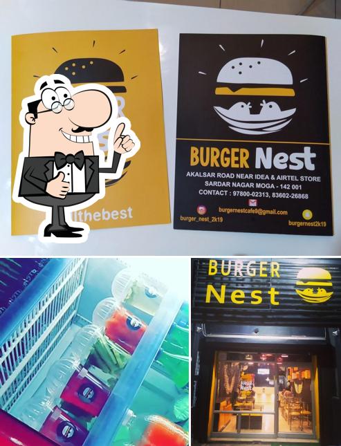Look at the pic of Burger Nest