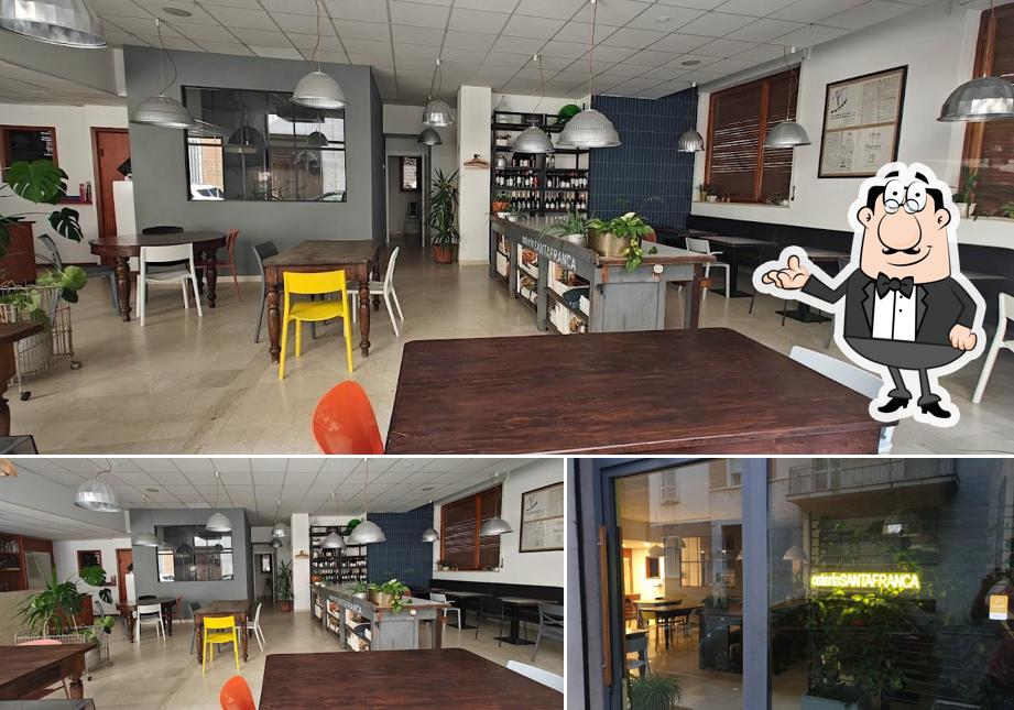 Dai un'occhiata agli interni di Osteria santafranca