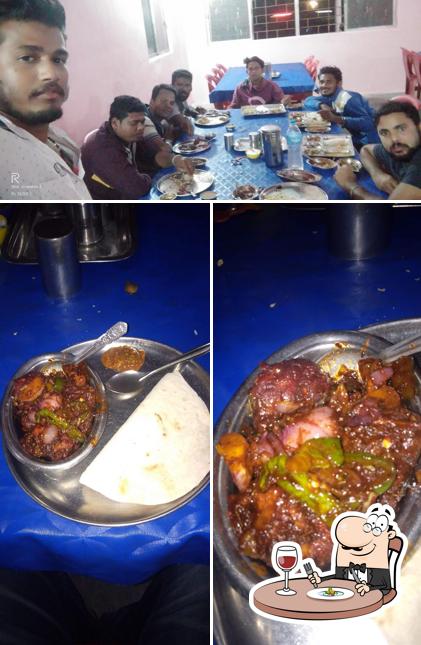 The picture of food and dining table at Swagatam Family Restaurant