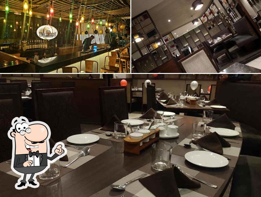 Take a seat at one of the tables at The Morsel Restaurant