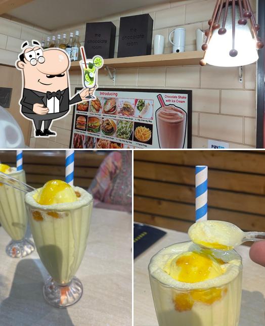 Enjoy a beverage at The chocolate room
