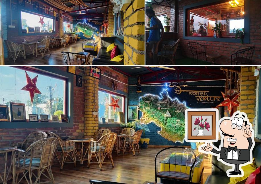 The interior of Moksh venture cafe