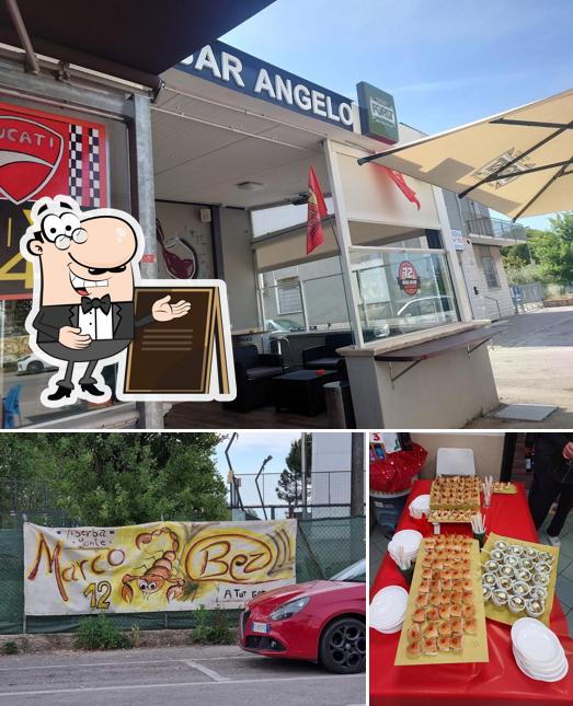Bar Angelo si caratterizza per la esterno e cibo