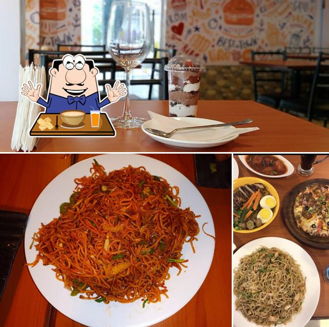 Food at Lounge cafe and restaurant