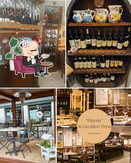 Dai un'occhiata agli interni di Osteria Al Cavaliere Perso