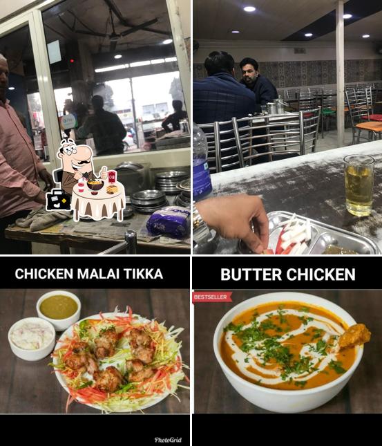 Food at Pardhan Dhaba