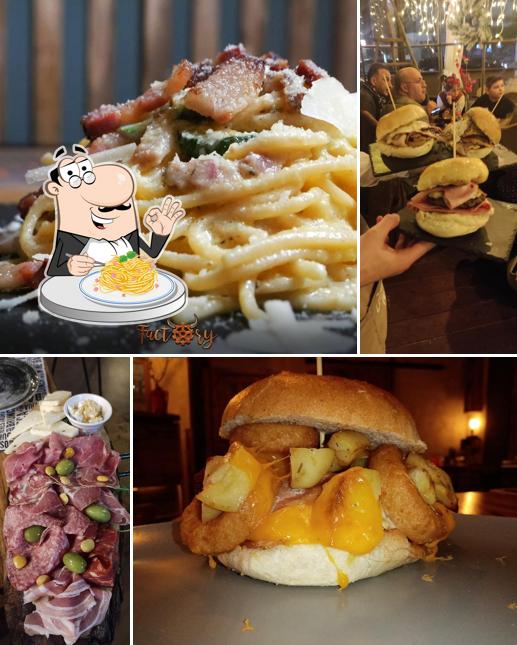 Spaghetti alla carbonara al La Braceria Factory Bistrot