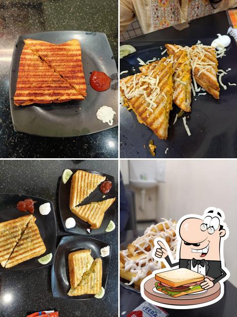 Grilled cheese sandwich at Cream Hub