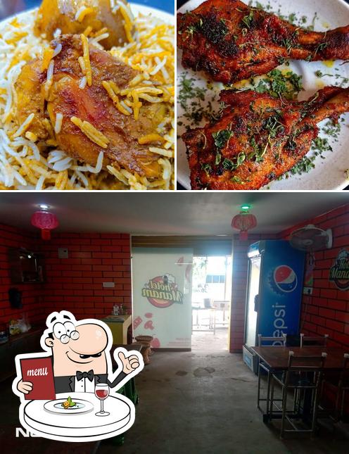 Hotel Manu Sri is distinguished by food and interior