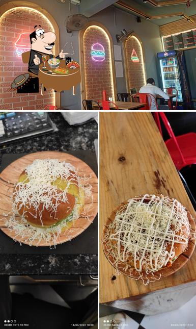 The picture of food and interior at Karnavati Snacks