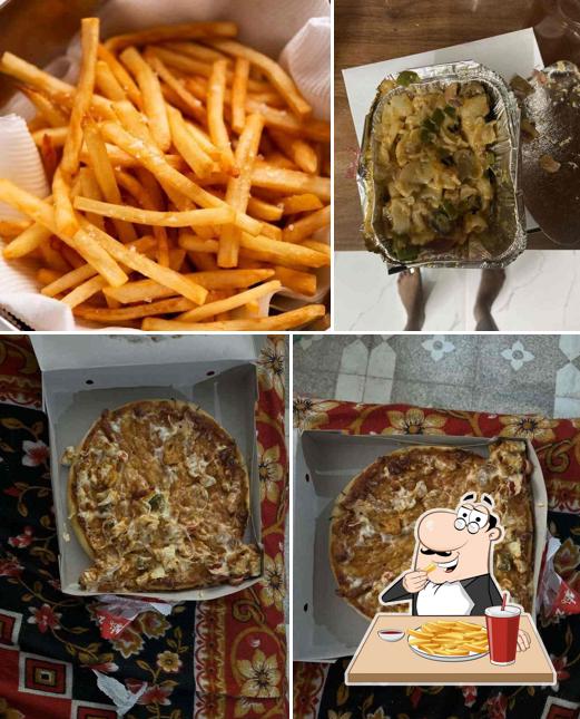 French fries at Pizza castle