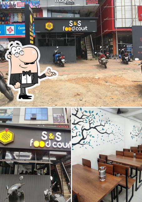 The interior of S & S Food Court