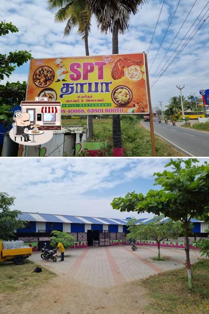 The exterior of SPT PUNJABI DHABA