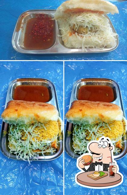 Order a burger at Saideep Dabeli Corner