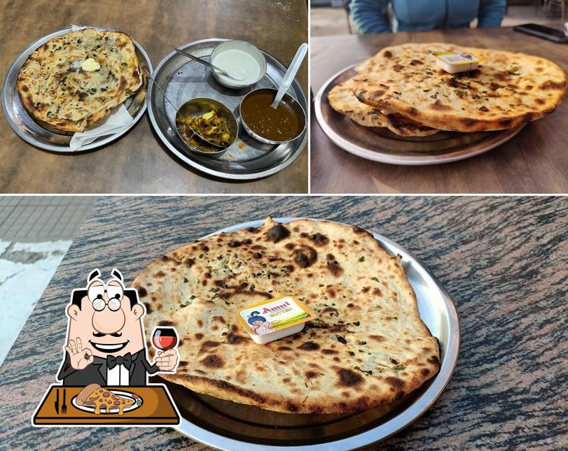 Pick pizza at Sanjha Chullha