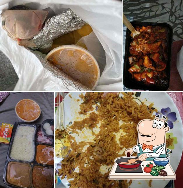 Chicken curry at Students Dhabha Factory