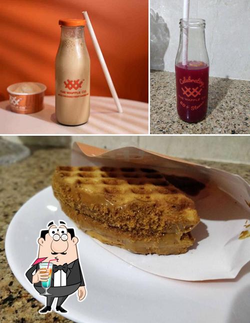 The restaurant's drink and food