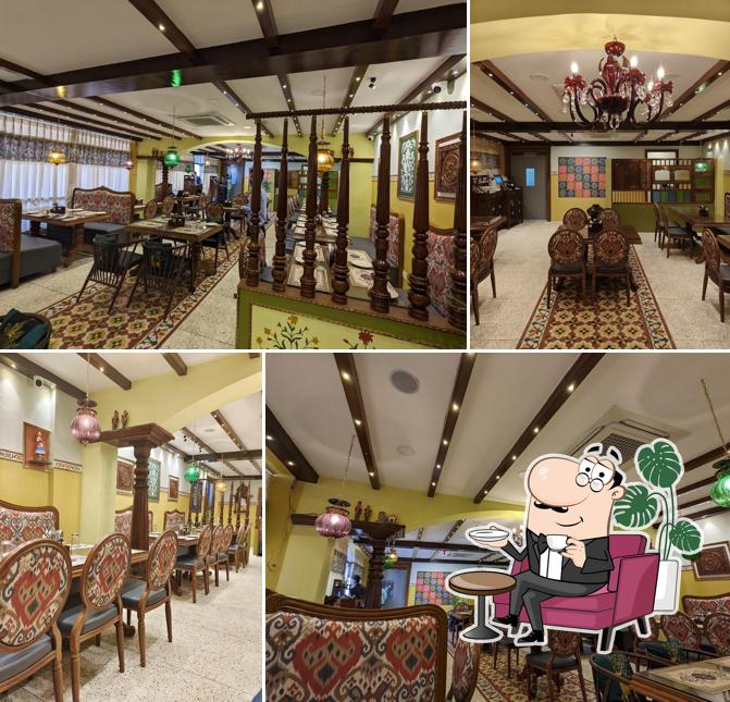 The interior of Vaikuntapuram Restaurant