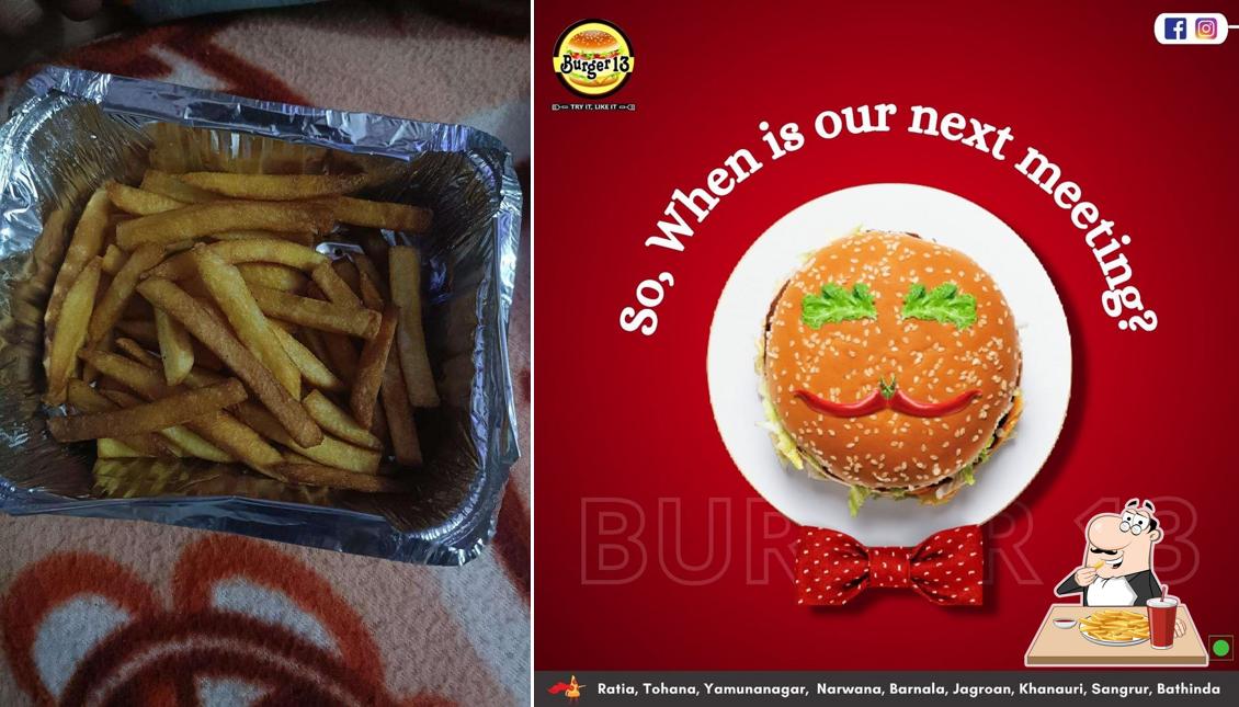 French fries at Burger 13 Bathinda