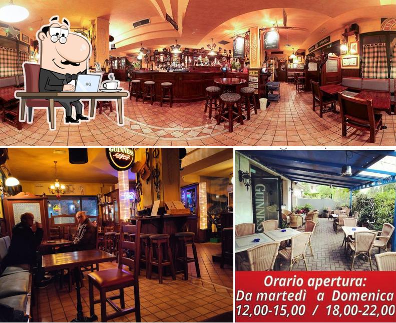 Gli interni di Horse and Hounds