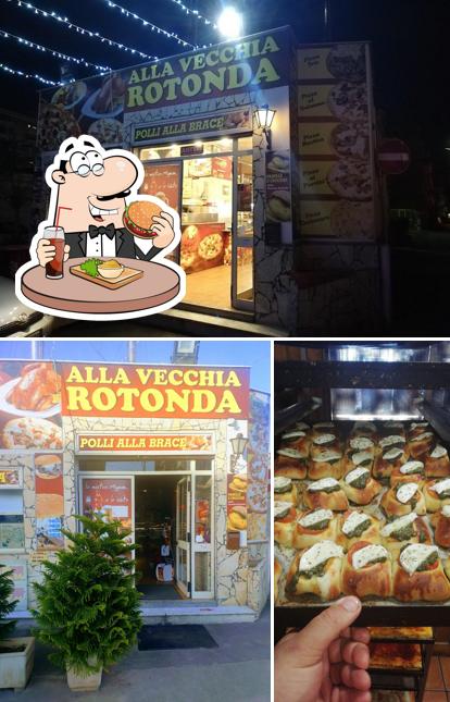 Prova un hamburger a Alla Vecchia Rotonda
