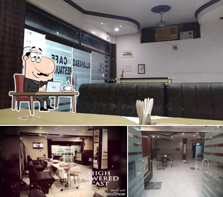 The interior of Allahabad Cafe