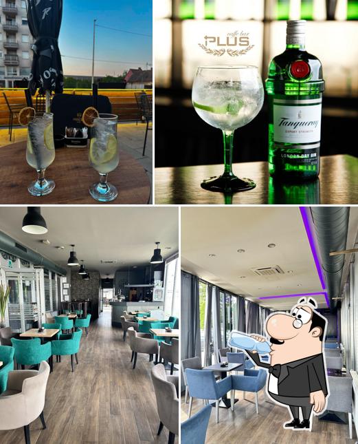 La bevanda e interni del ristorante