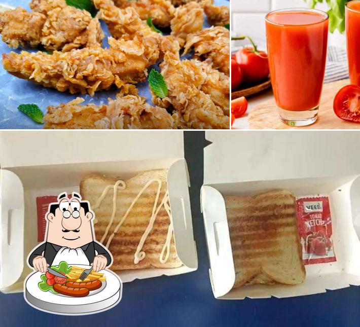 The restaurant's food and beverage