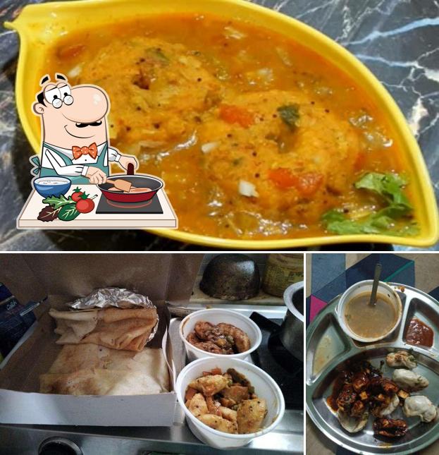 Chicken curry at Hot food