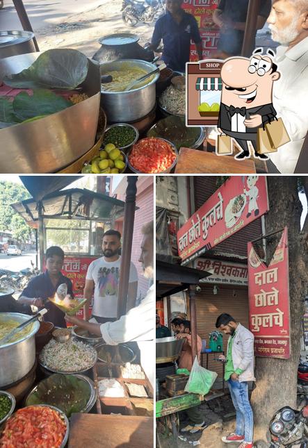 Check out how Mangeram chole kulche looks outside