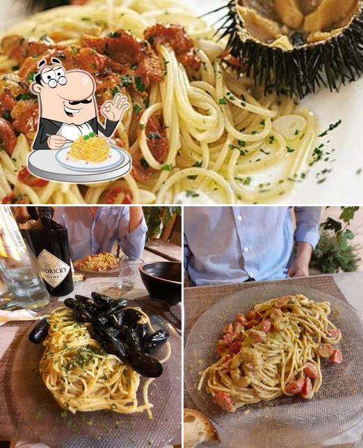 Spaghetti alla carbonara al Ristorante Alagna