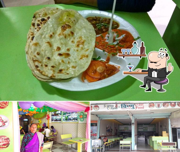 The interior of Sharma & Vishnu Fast Food Corner