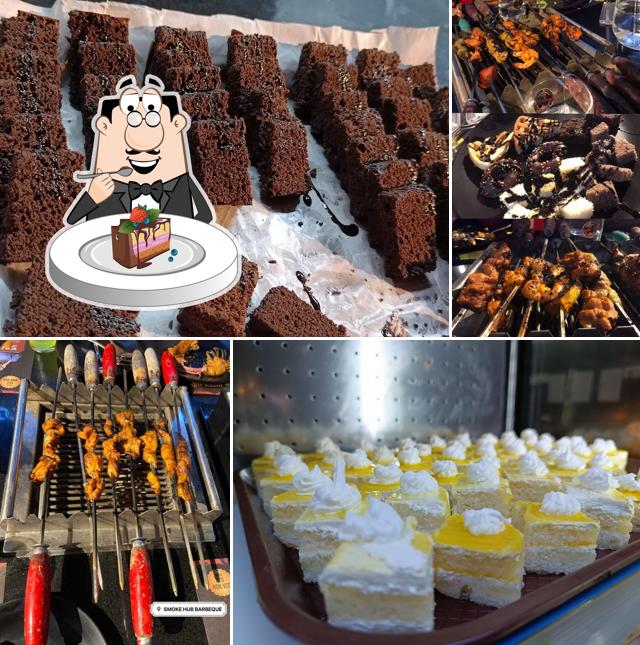 Chocolate cake at Smoke Hub Barbeque - Madurai