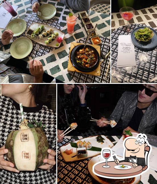 Food at Tin Tin Modern Asian Restobar