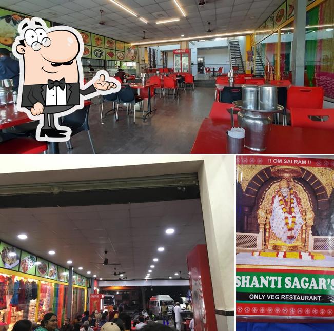 The restaurant's interior and exterior