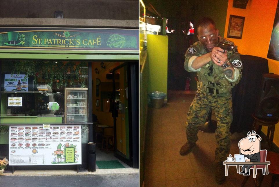 Gli interni di St. Patrick's Cafè Milano
