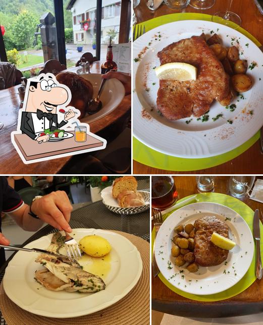 Platti al Restaurant de la Verte-Herbe