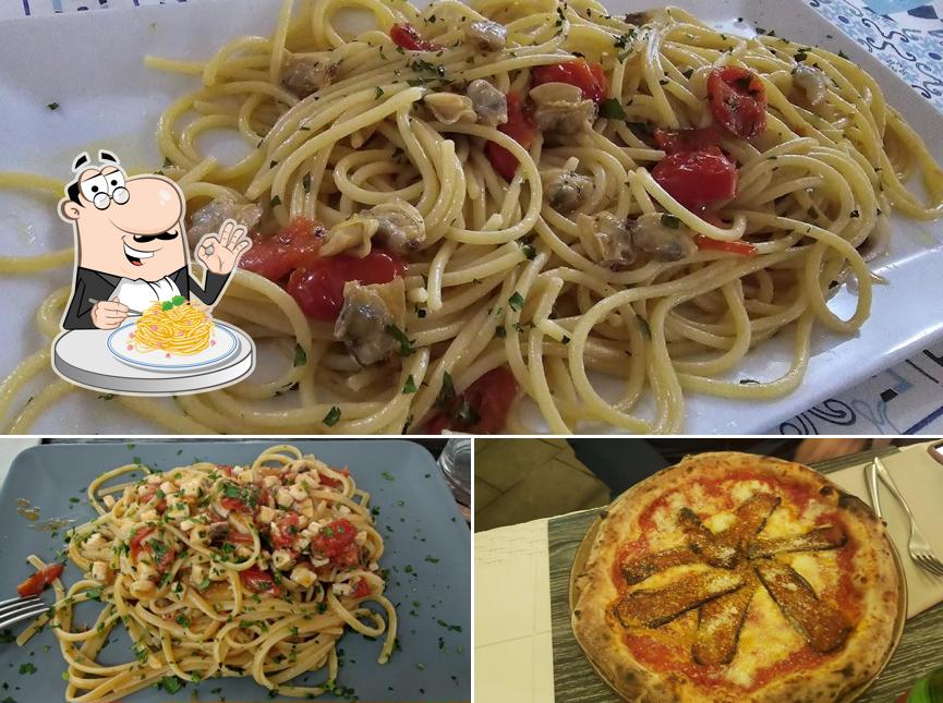 Spaghetti alla carbonara al O' Vesuvio