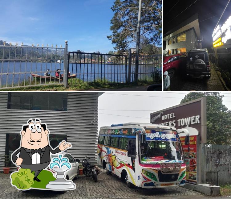 You can get some fresh air at the outside area of Cokkers Hotel & Restaurant (Food Home Delivery in Kodaikanal/Hotels in Kodaikanal)