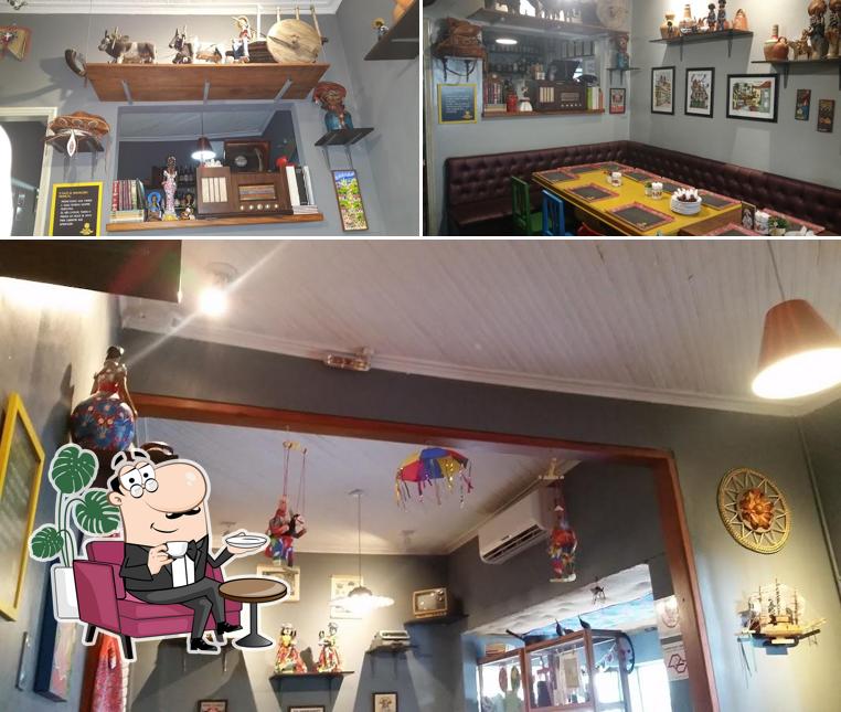 O interior do Fulô de Mandacaru Bistrô