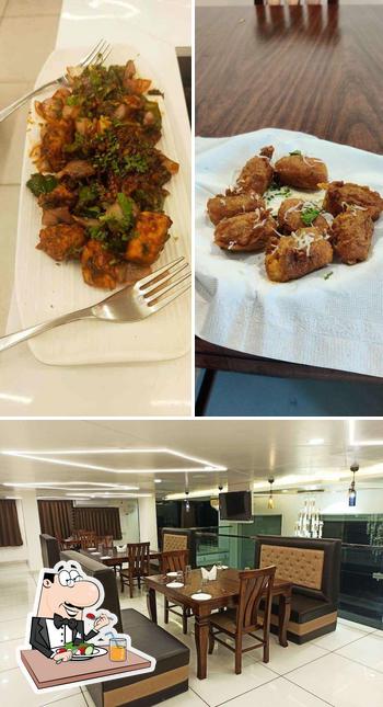 Hotel Regal Regency - Moonshine Restaurant is distinguished by food and interior