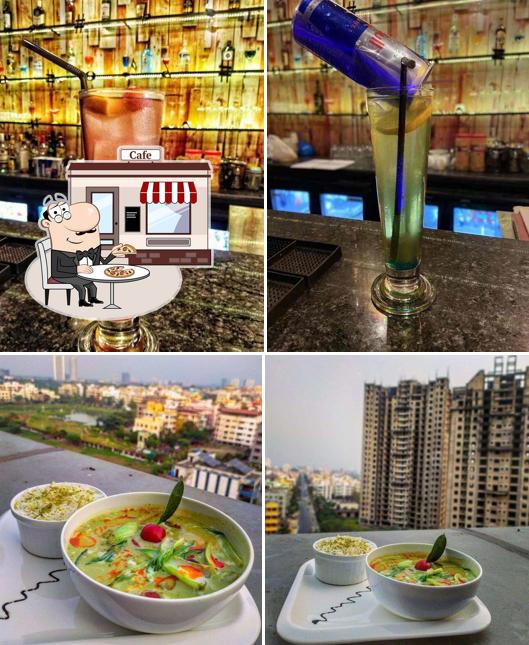 Among various things one can find exterior and drink at One SIP