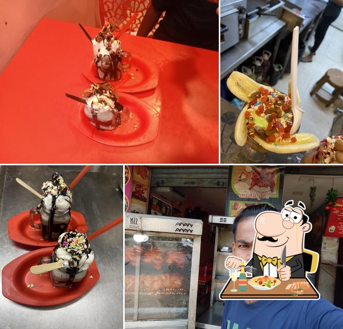 Food at Palm Shake and Arabian Grill