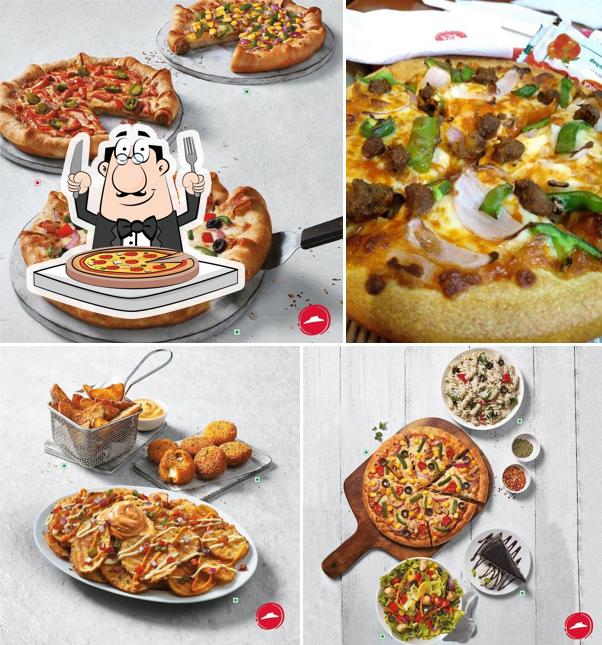 Pick pizza at Pizza Hut