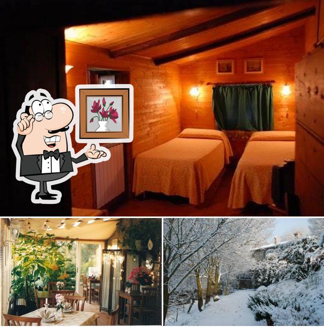 Questa è la foto che mostra la interni e esterno di Agriturismo Le Cinciallegre Gubbio