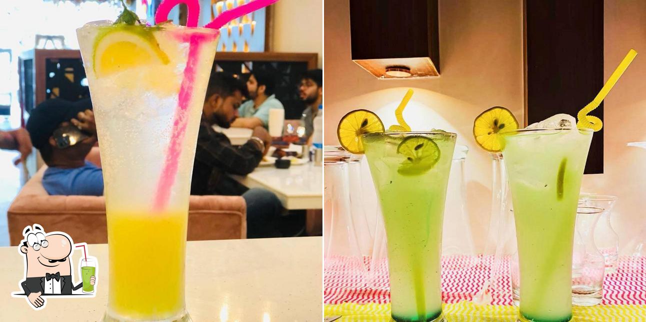 Enjoy a beverage at Al Sami's Food Court Pvt. Ltd